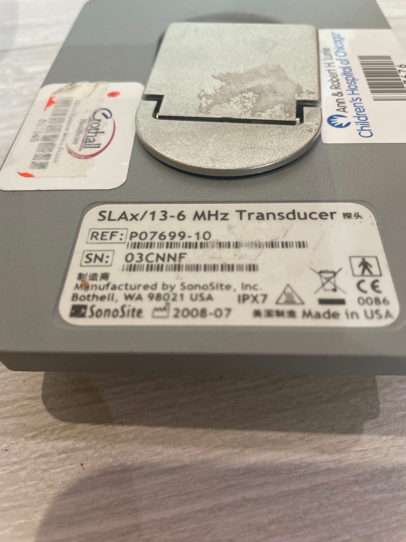 Sonosite SLAx/13-6 MHz Ultrasound Probe