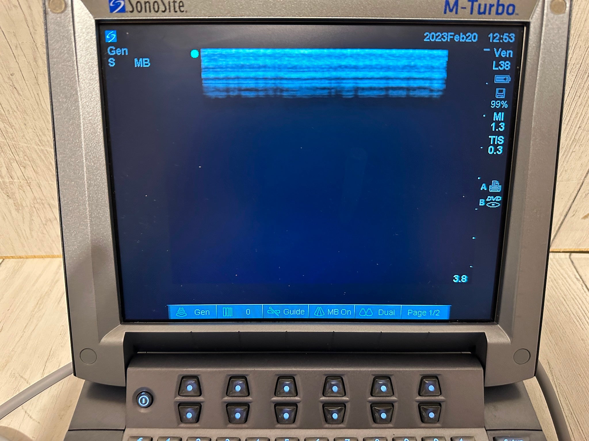 Sonosite L38xi/ 10-5Mhz Ultrasound Probe For Sonosite M-Turbo 2011 DIAGNOSTIC ULTRASOUND MACHINES FOR SALE