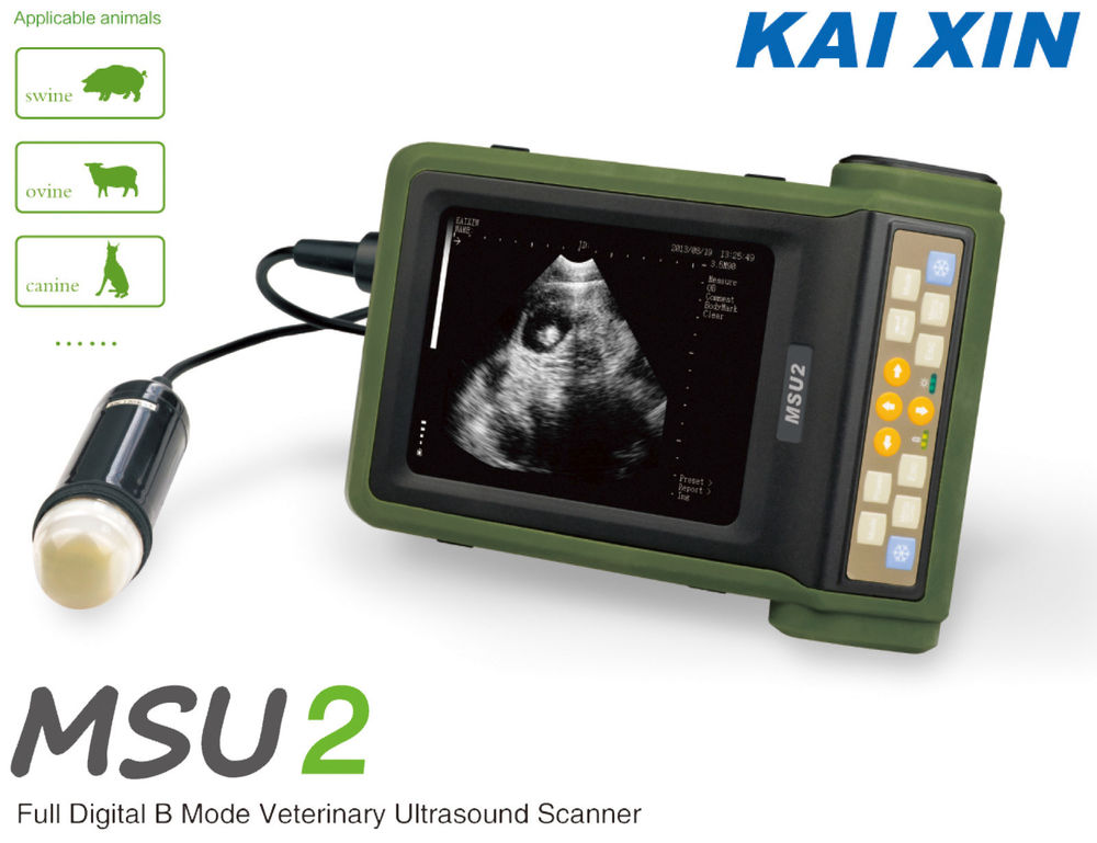 Kaixin MSU-2 Veterinary Full digital Mechanical Sector ultrasound DIAGNOSTIC ULTRASOUND MACHINES FOR SALE