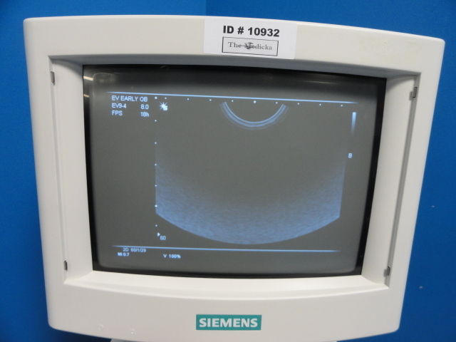 Siemens Sonoline G20 Ultrasound W/ C5-2 & EV9-4 Transducers & Printer (10932) DIAGNOSTIC ULTRASOUND MACHINES FOR SALE