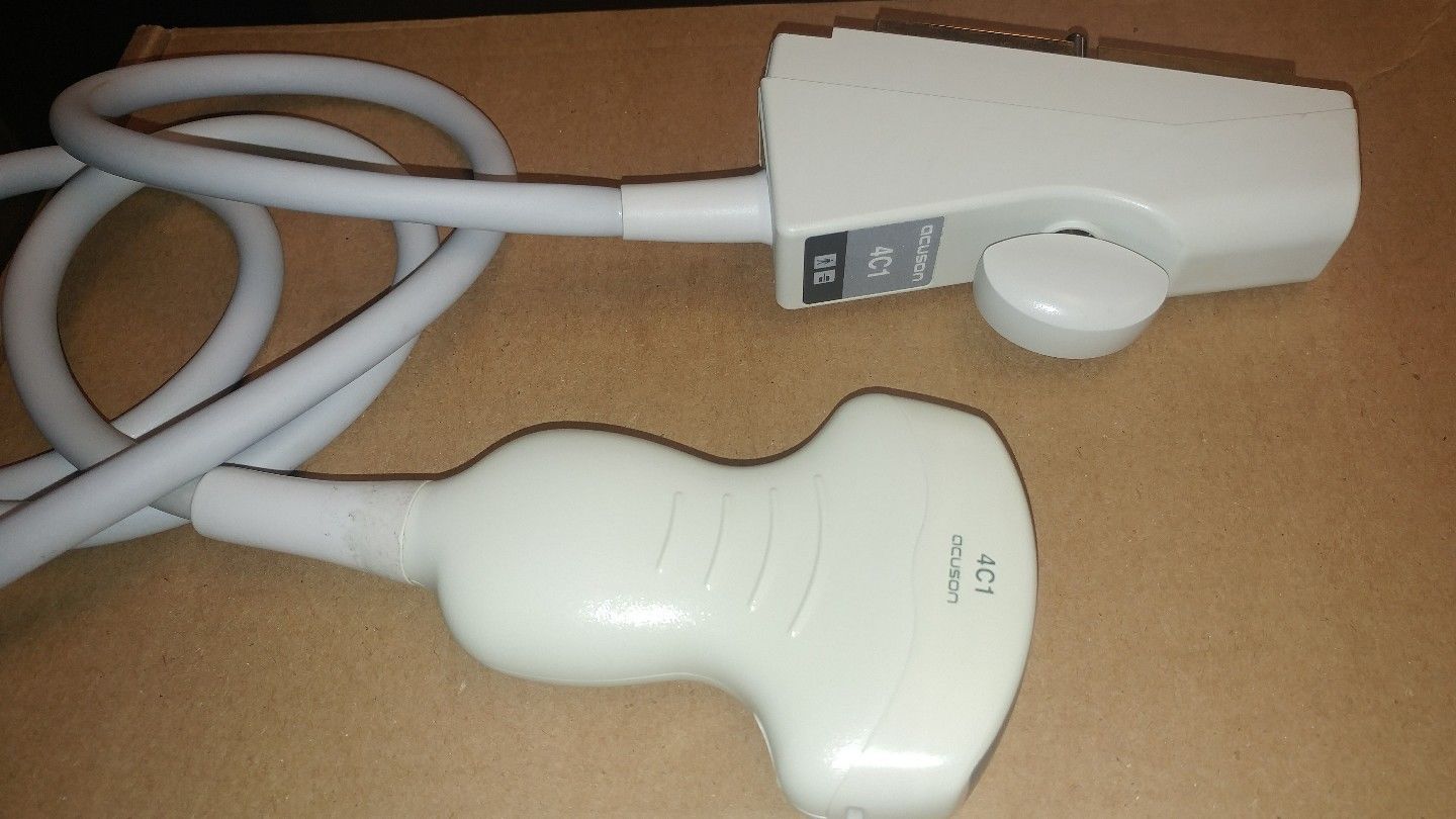 Siemens Acuson Model 4C1 Convex Ultrasound Transducer Probe 08259643 quantity DIAGNOSTIC ULTRASOUND MACHINES FOR SALE