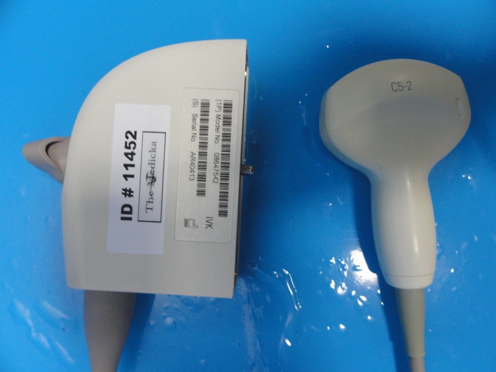 2004 Siemens C5-2 Convex Array Ultrasound Transducer for Sonoline G20  (11452) DIAGNOSTIC ULTRASOUND MACHINES FOR SALE