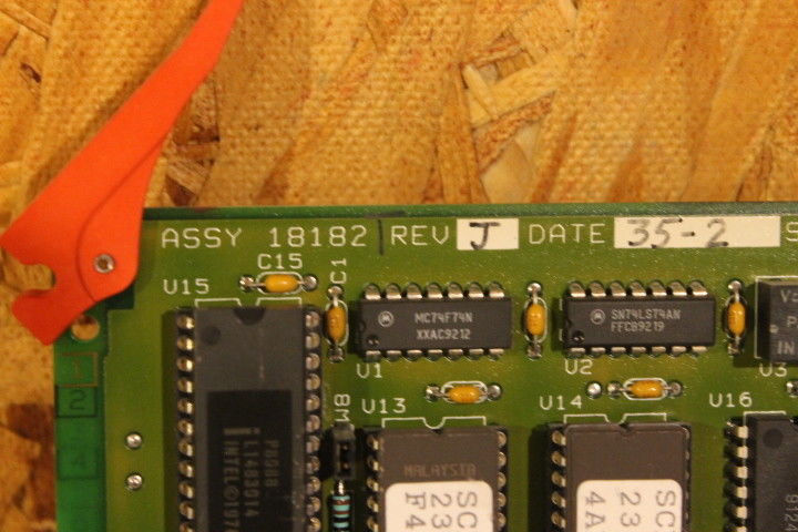 Acuson Ultrasound 128xp/4 Assy 18182 Rev J Control Slot Card Board