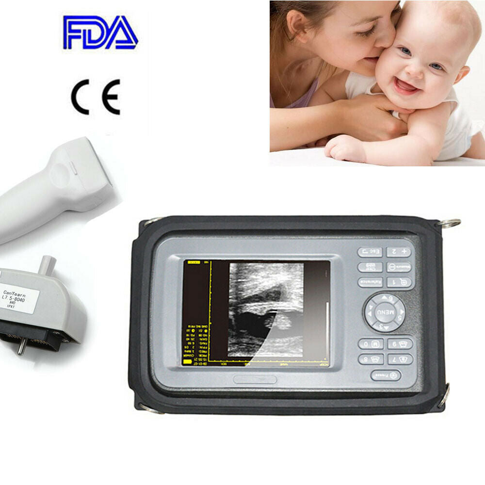 Digital 5.5 inch Handheld Ultrasound Scanner Machine+Linear Probe For Human Use DIAGNOSTIC ULTRASOUND MACHINES FOR SALE