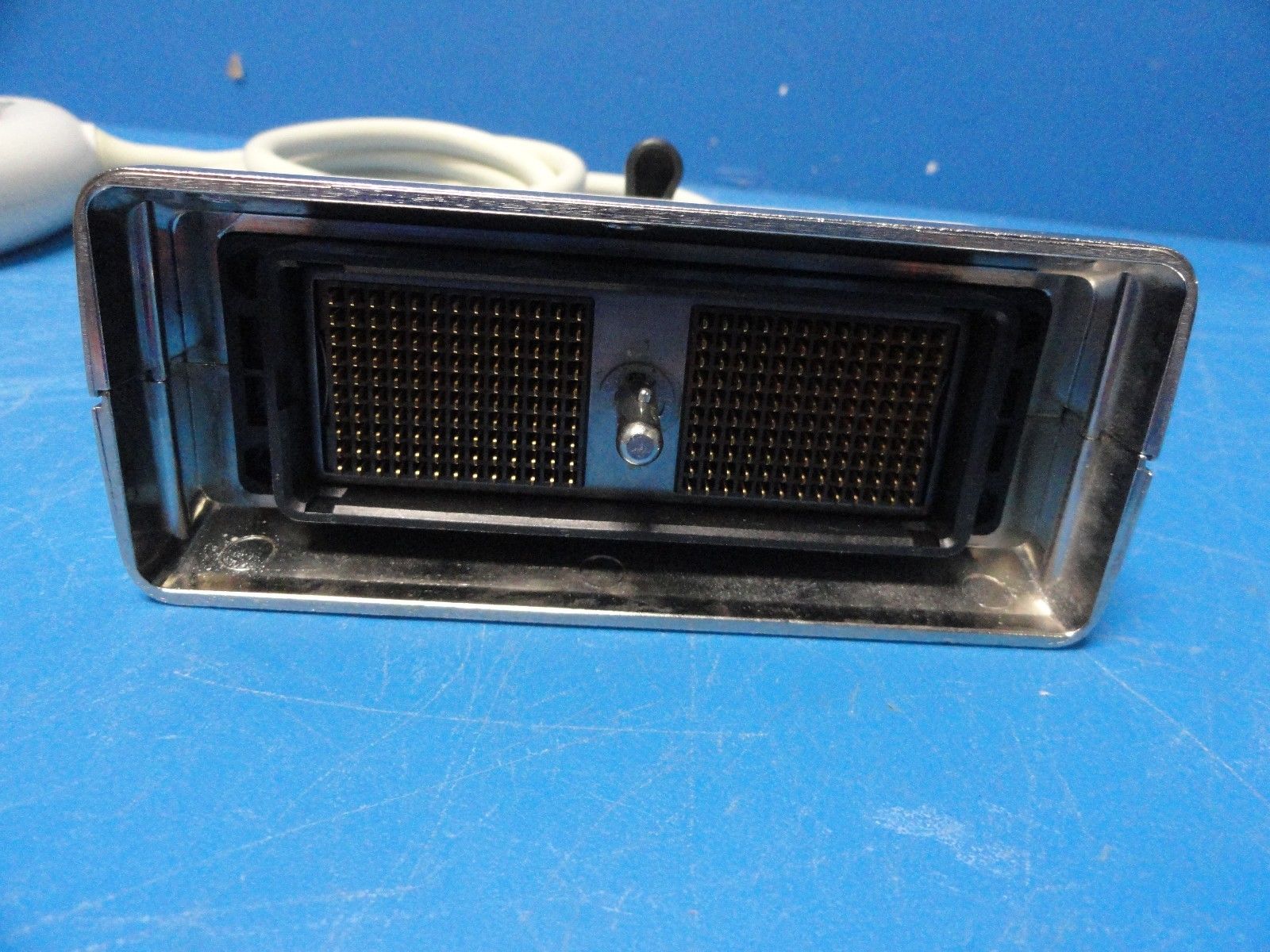 a close up of an electronic device on a table