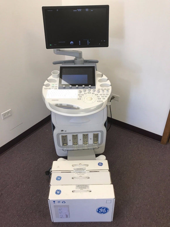 GE VOLUSON E10 BT16 ULTRASOUND SYSTEM WITH NEW RAB6-D, IC5-9D, C1-5D