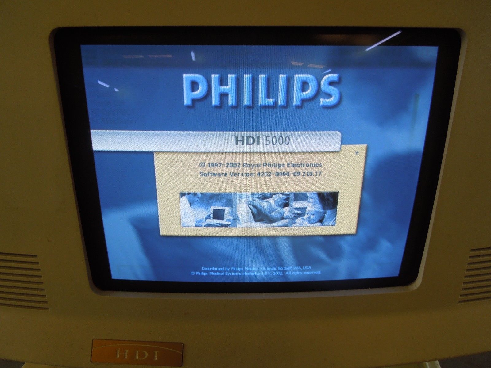 Philips ATL HDI 5000 Ultrasound System ( NO PROBES ) READ