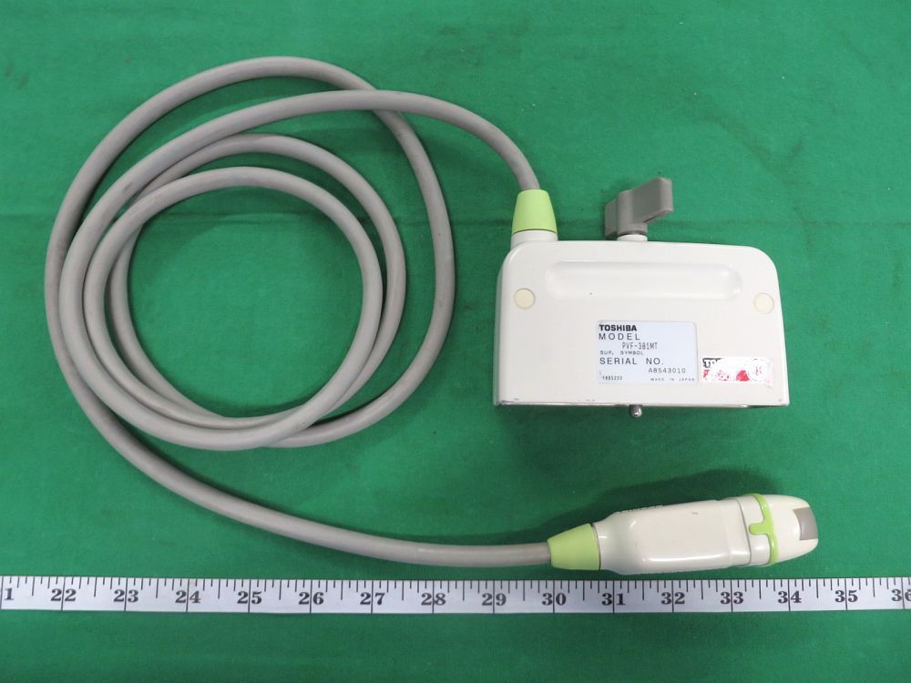 Toshiba   PVF-381MT   3.75 MHz Ultrasound Probe DIAGNOSTIC ULTRASOUND MACHINES FOR SALE