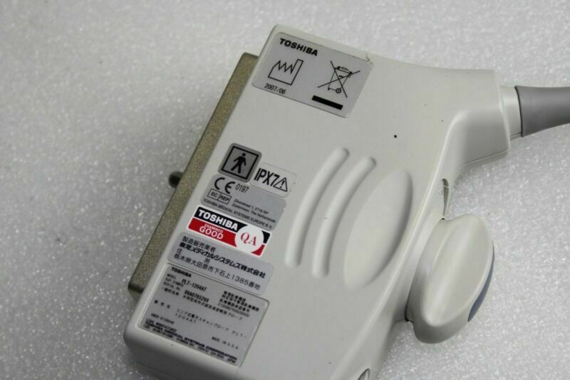 2007 Toshiba PLT-1204AT Linear Ultrasound Transducer Probe for APLIO XG DIAGNOSTIC ULTRASOUND MACHINES FOR SALE