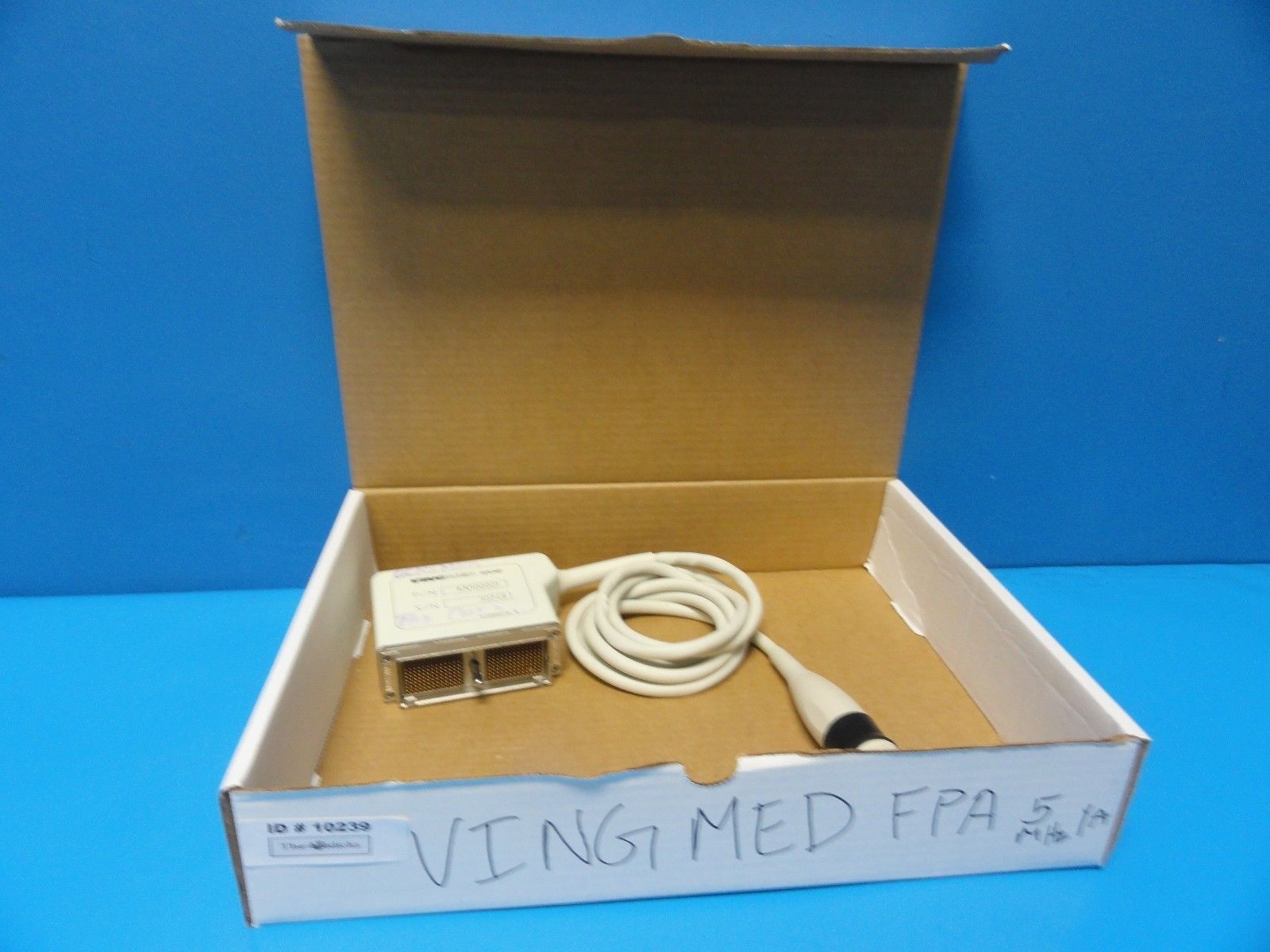 GE Vingmed KN100001 FPA 5MHZ 1A Flat Phased Array Probe for GE System 5 (10239) DIAGNOSTIC ULTRASOUND MACHINES FOR SALE