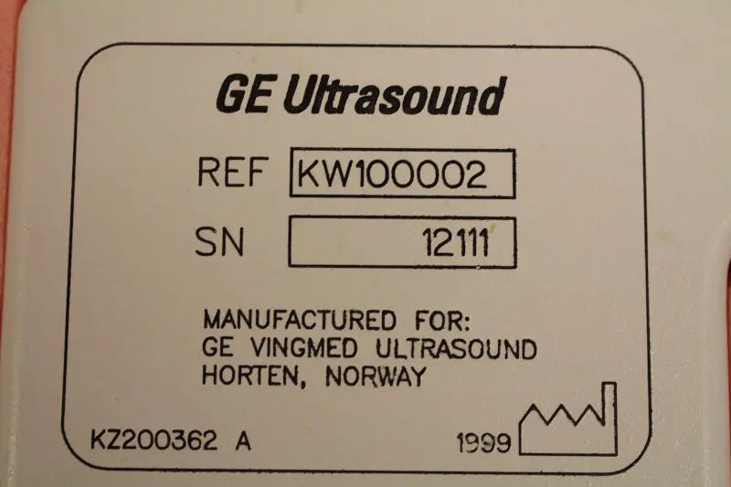 GE KW100002 Ultrasound Transducer Probe With Case - NICE WORKING UNIT DIAGNOSTIC ULTRASOUND MACHINES FOR SALE