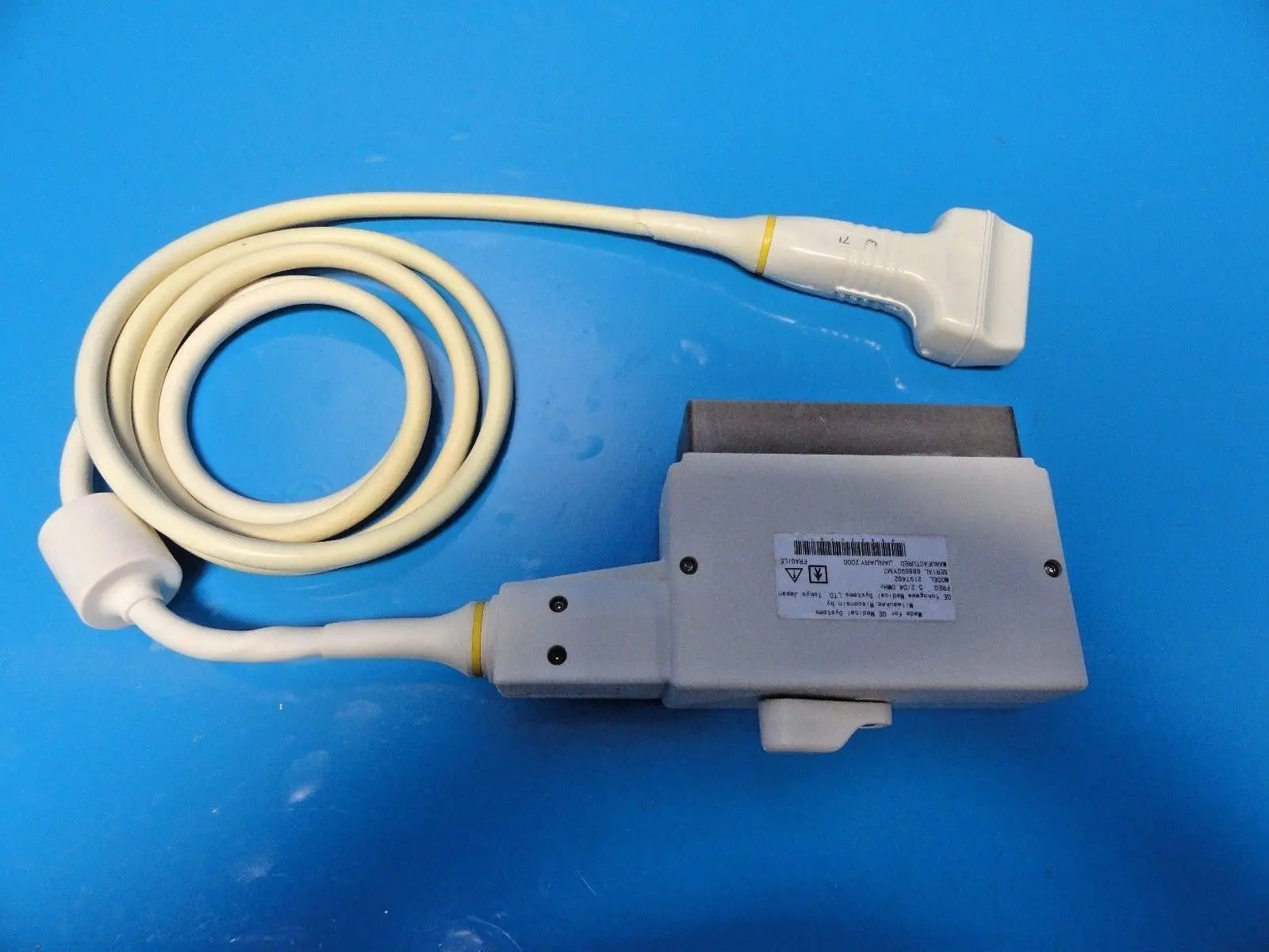 GE  7L Linear Array Ultrasound Probe P/N 2197482 for Logiq & Vivid Series~13729 DIAGNOSTIC ULTRASOUND MACHINES FOR SALE