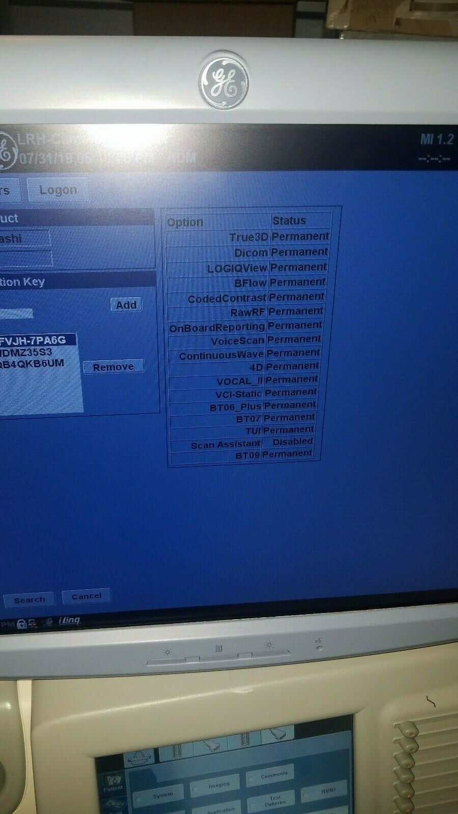 GE Logiq 9 Ultrasound Machine DIAGNOSTIC ULTRASOUND MACHINES FOR SALE