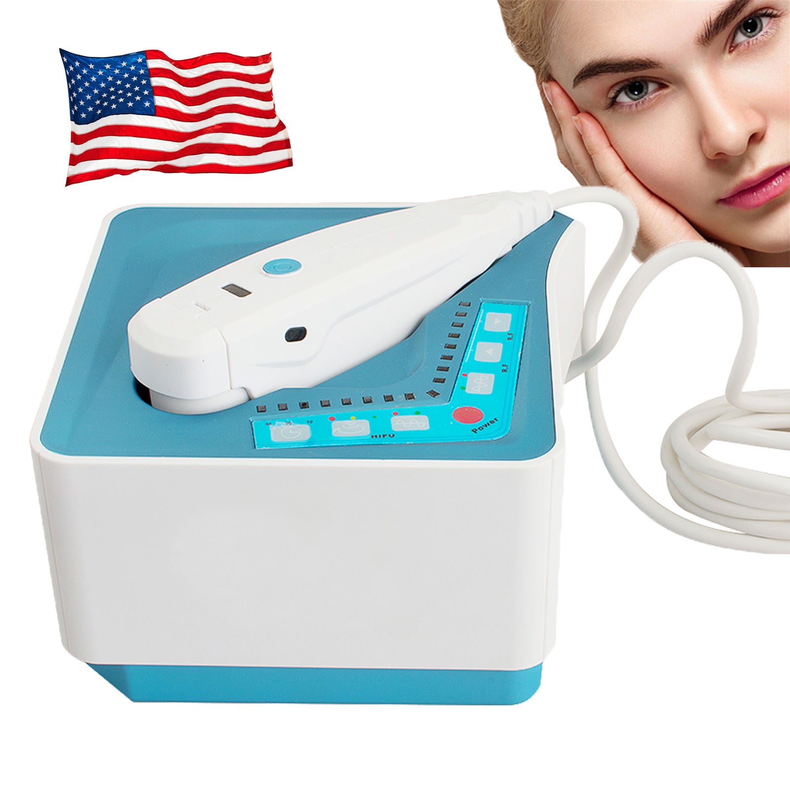 High Intensity Focused Ultrasound HIFU/RF Face Care Skin Tighten Beauty Machine DIAGNOSTIC ULTRASOUND MACHINES FOR SALE