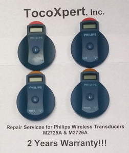 Philips M2726A Avalon Wireless Ultrasound  Transducer REPAIR -LIFETIME Warranty