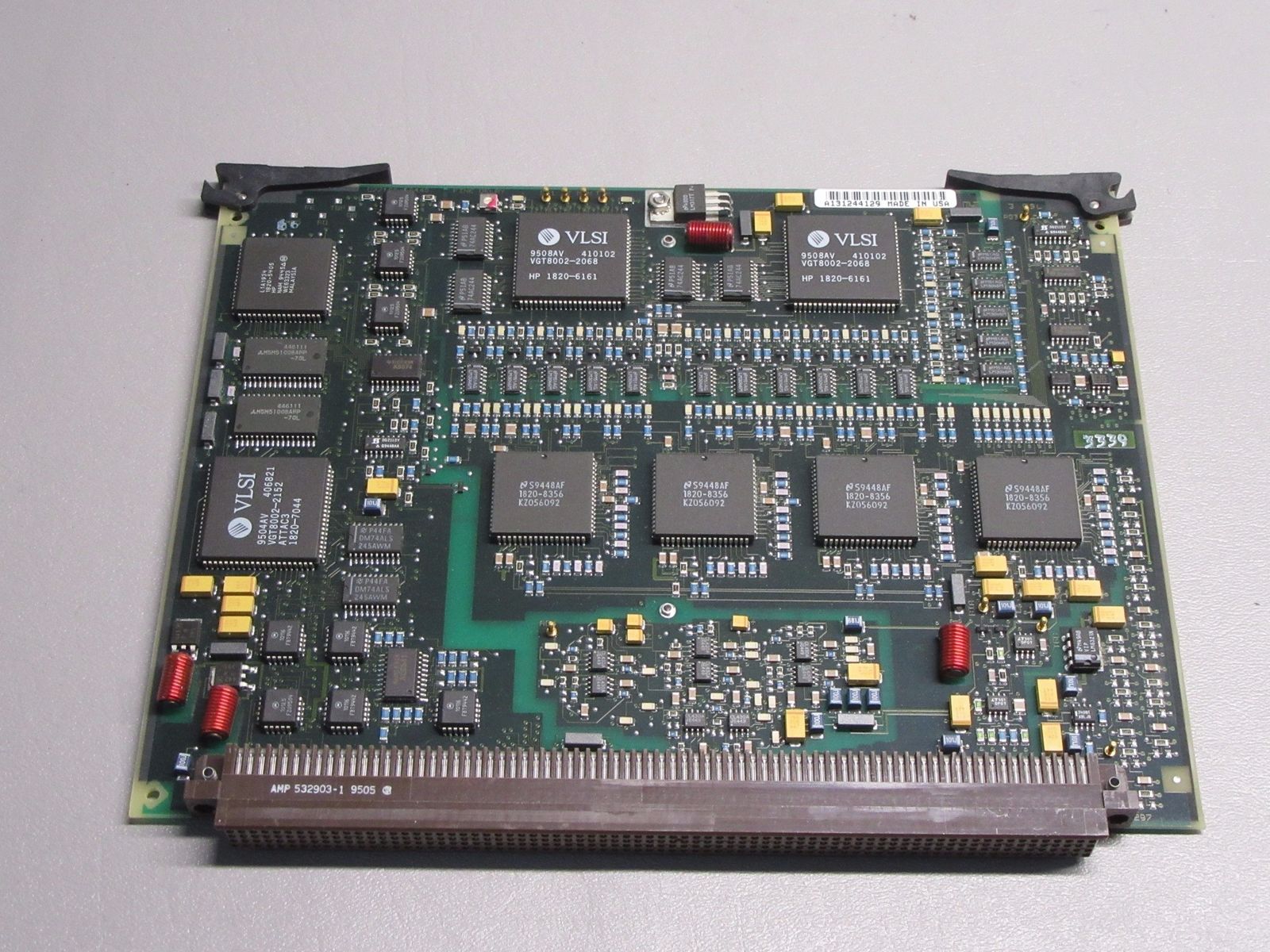 a close up of a computer mother board