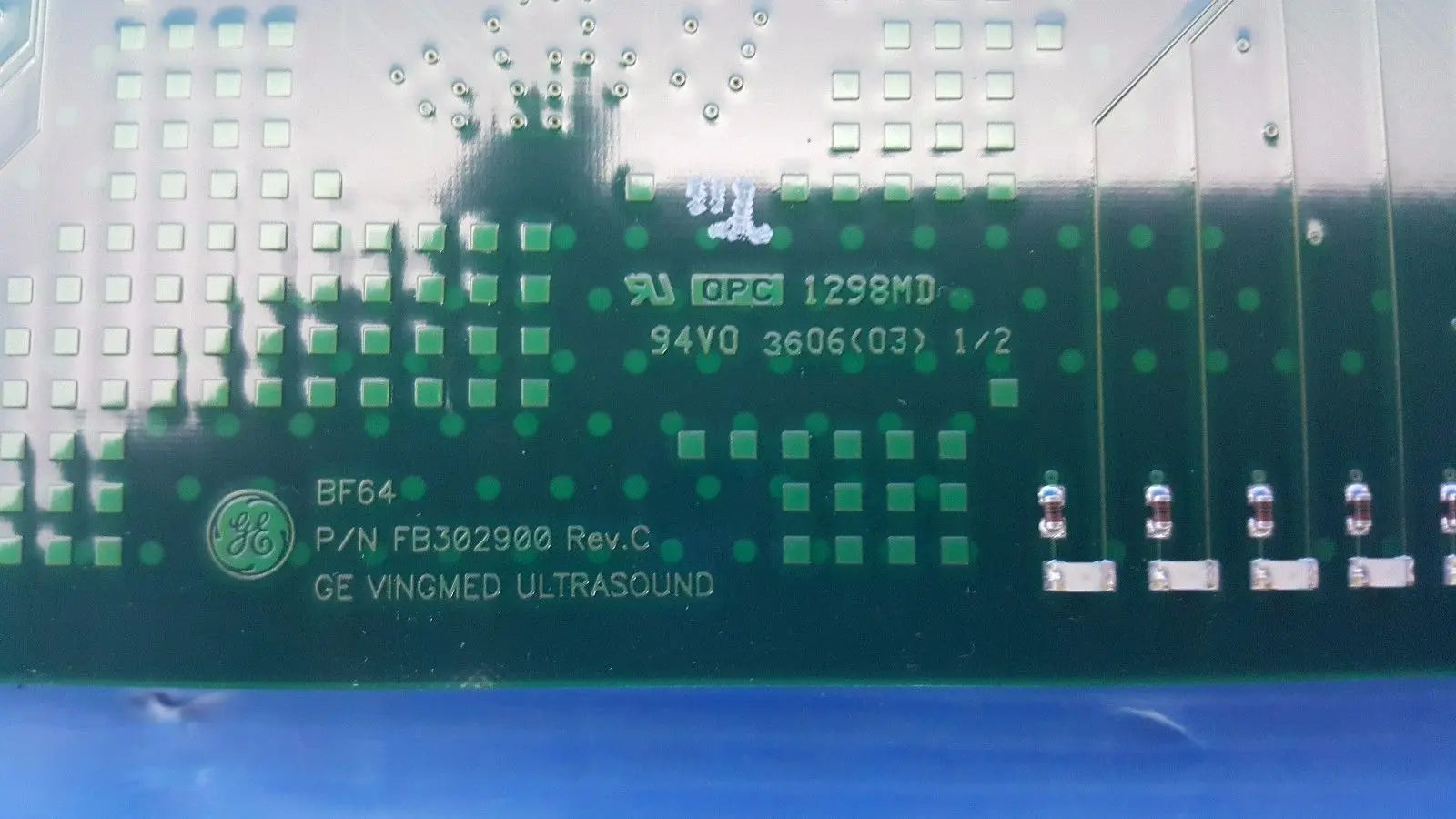 GE VINGMED Ultrasound BF64  Board P/N: FB302900 Rev.C DIAGNOSTIC ULTRASOUND MACHINES FOR SALE