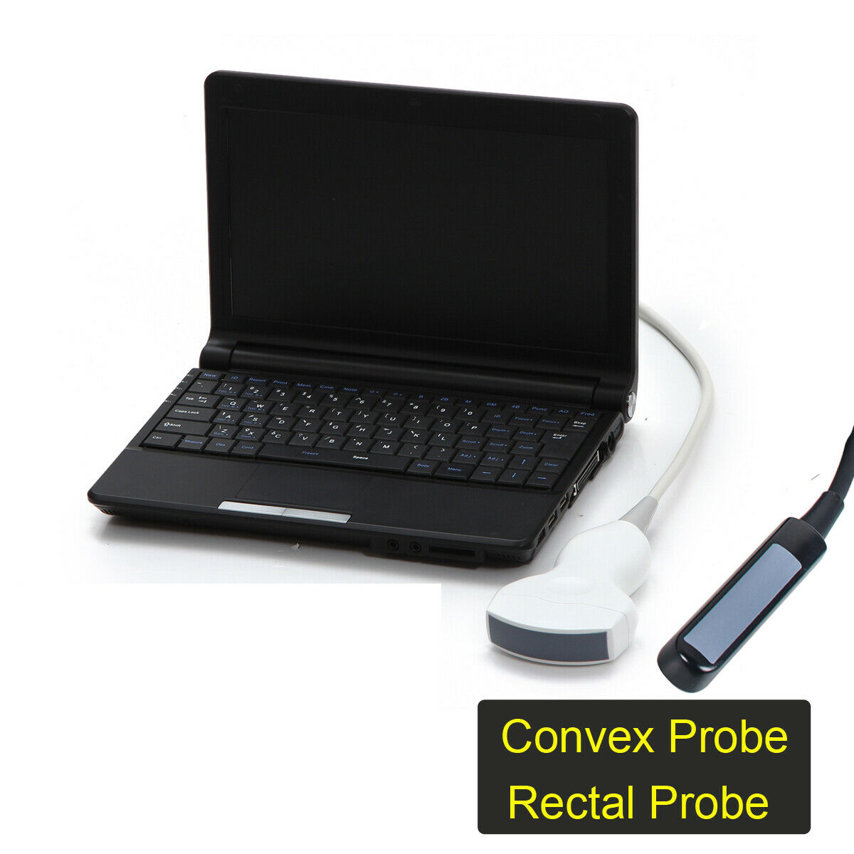 Medical Laptop Digital Ultrasound Scanner Machine w Convex Probes /Rectal Probes DIAGNOSTIC ULTRASOUND MACHINES FOR SALE