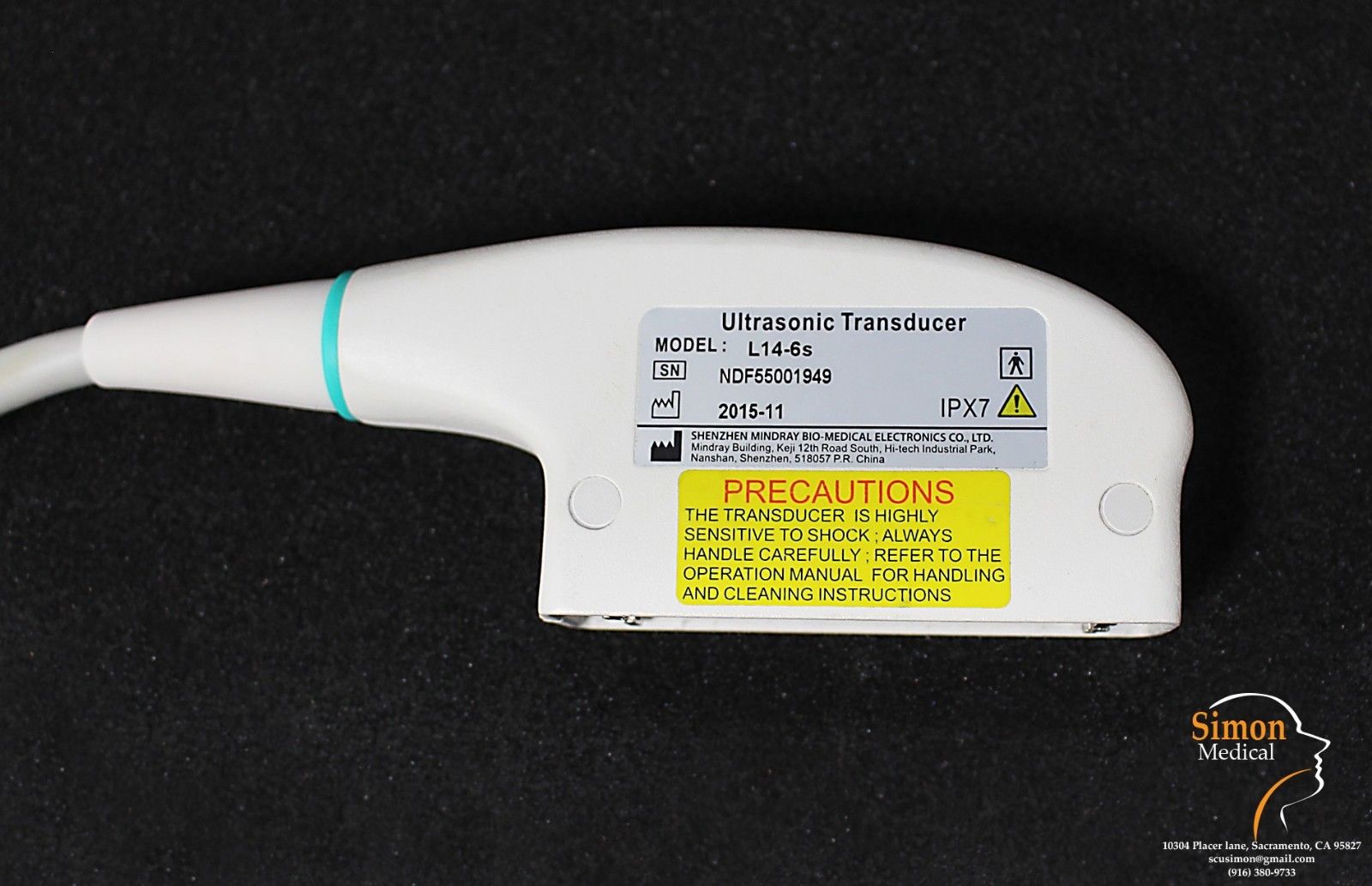 Mindray L14-6s Linear Ultrasound Transducer OEM - *Warranty* - MFG 2015-11 DIAGNOSTIC ULTRASOUND MACHINES FOR SALE