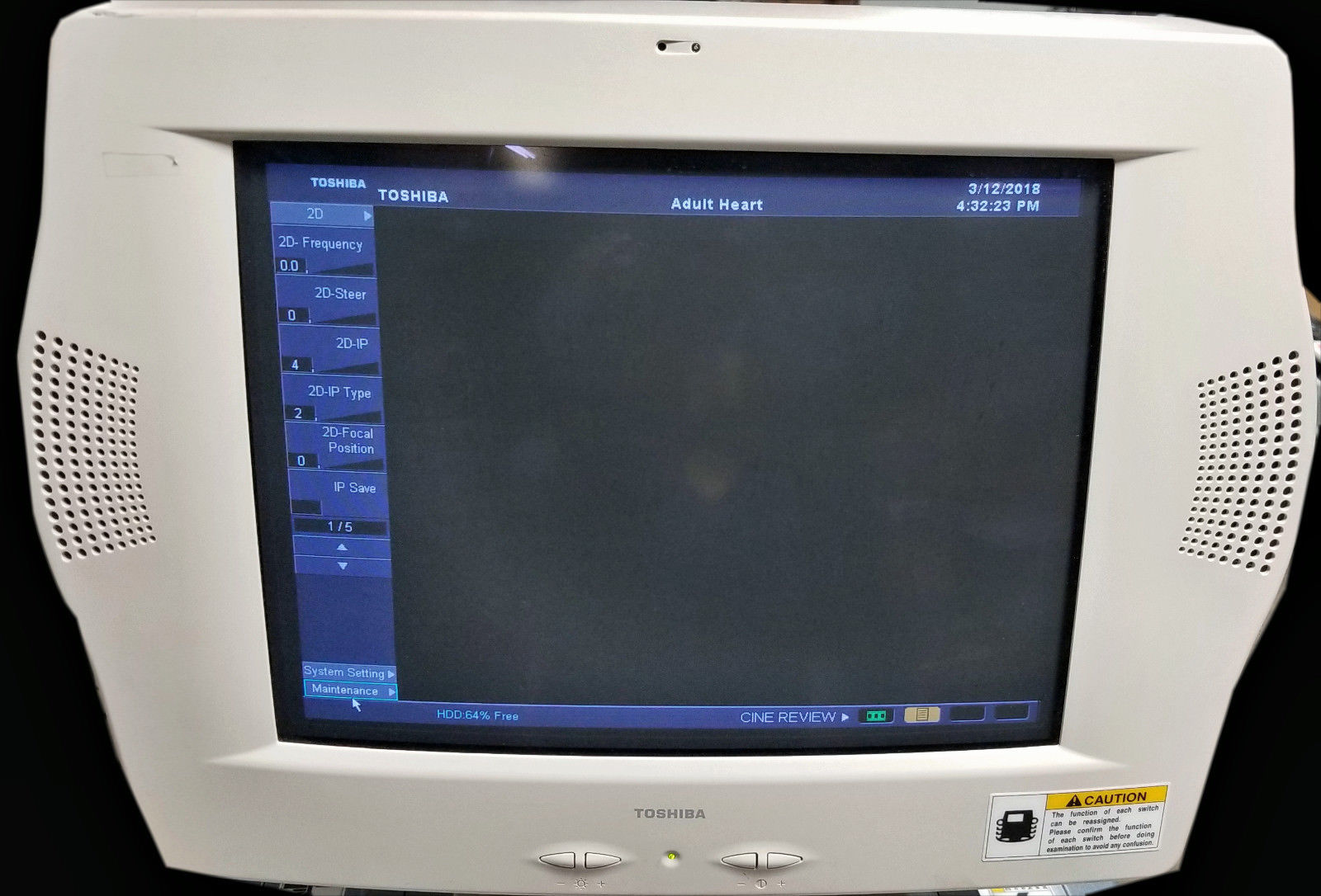 Toshiba Aplio SSA-770A CRT Ultrasound System DIAGNOSTIC ULTRASOUND MACHINES FOR SALE