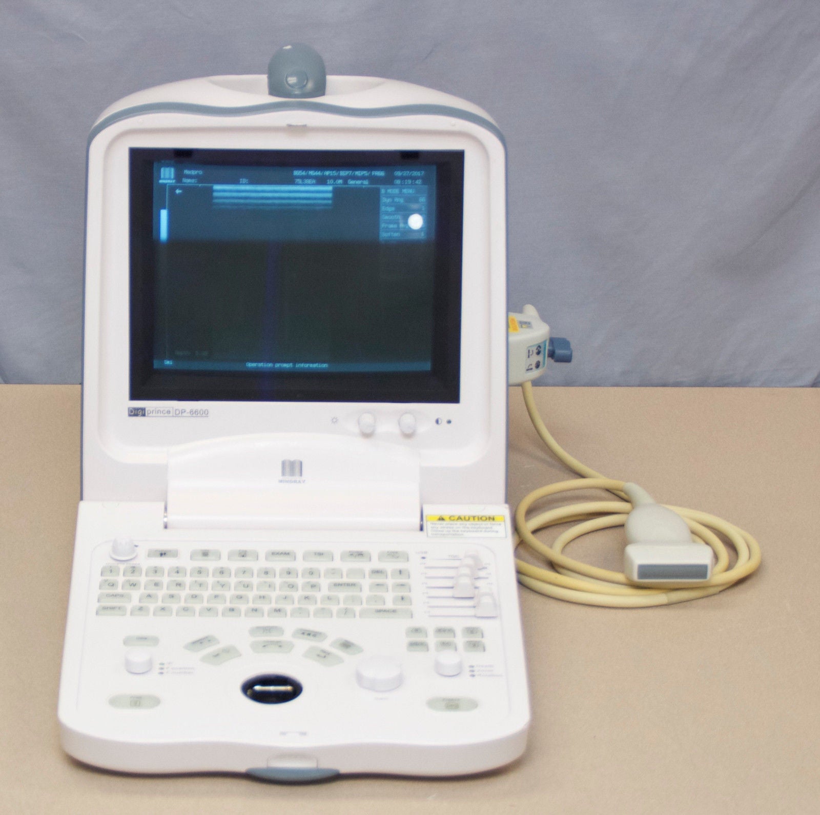 Shenzen Mindray DigiPrince DP-6600 Portable Ultrasound  (R15) DIAGNOSTIC ULTRASOUND MACHINES FOR SALE