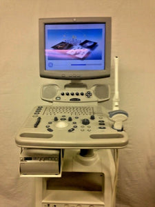 GE Logiq A5 Ultrasound Machine with 4C Abdominal and E8C Transvaginal Probes