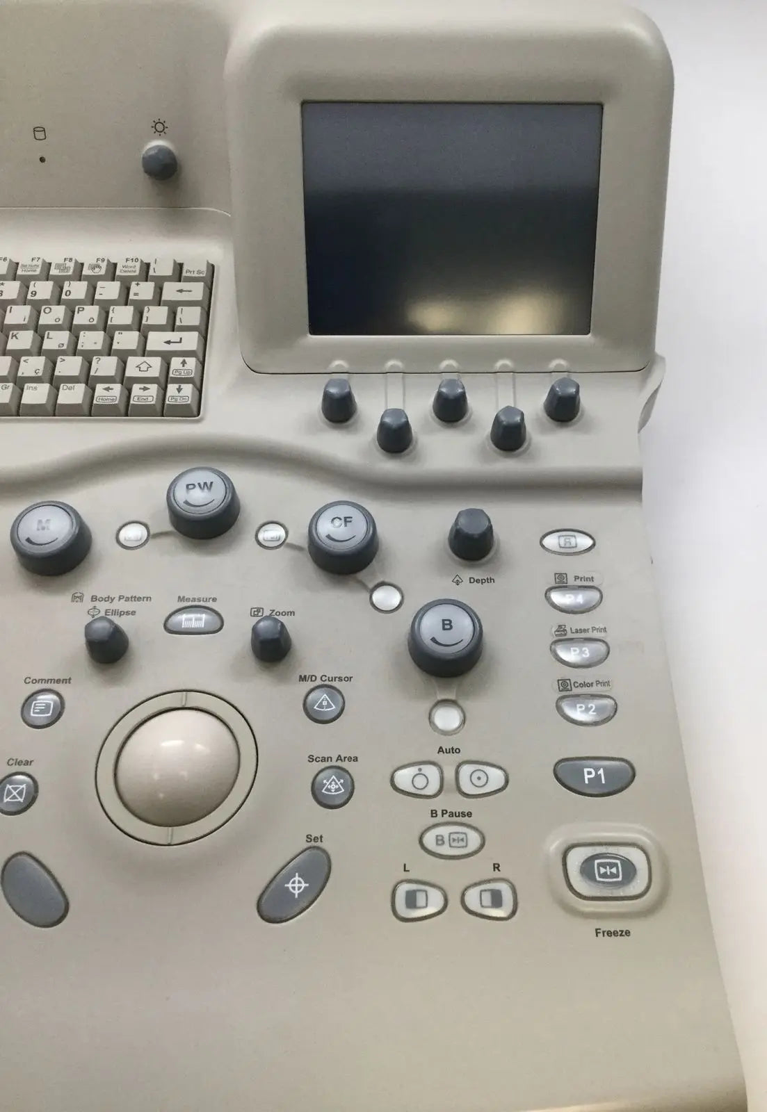 GE Logiq 5 Expert Ultrasound Control Panel Assembly DIAGNOSTIC ULTRASOUND MACHINES FOR SALE