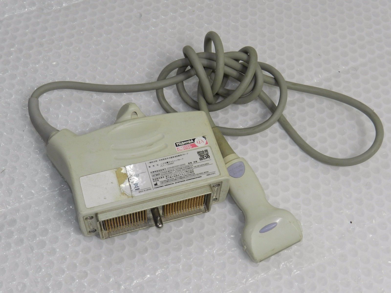 Toshiba Ultrasound Transducer PLT-1204BT @BX21 DIAGNOSTIC ULTRASOUND MACHINES FOR SALE