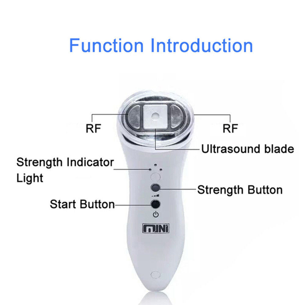 High Intensity Focused Ultrasound Ultrasonic Mini HIFU RF LED Anti-Aging Machine DIAGNOSTIC ULTRASOUND MACHINES FOR SALE