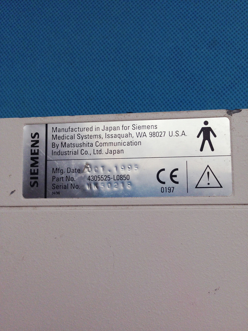 SIEMENS  10.0L25 4305525-L0850 ULTRASOUND TRANSDUCER SELL AS IS DIAGNOSTIC ULTRASOUND MACHINES FOR SALE