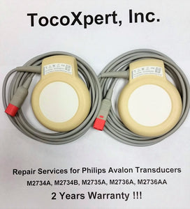 Philips Avalon M2736AA M2736A Ultrasound Transducer