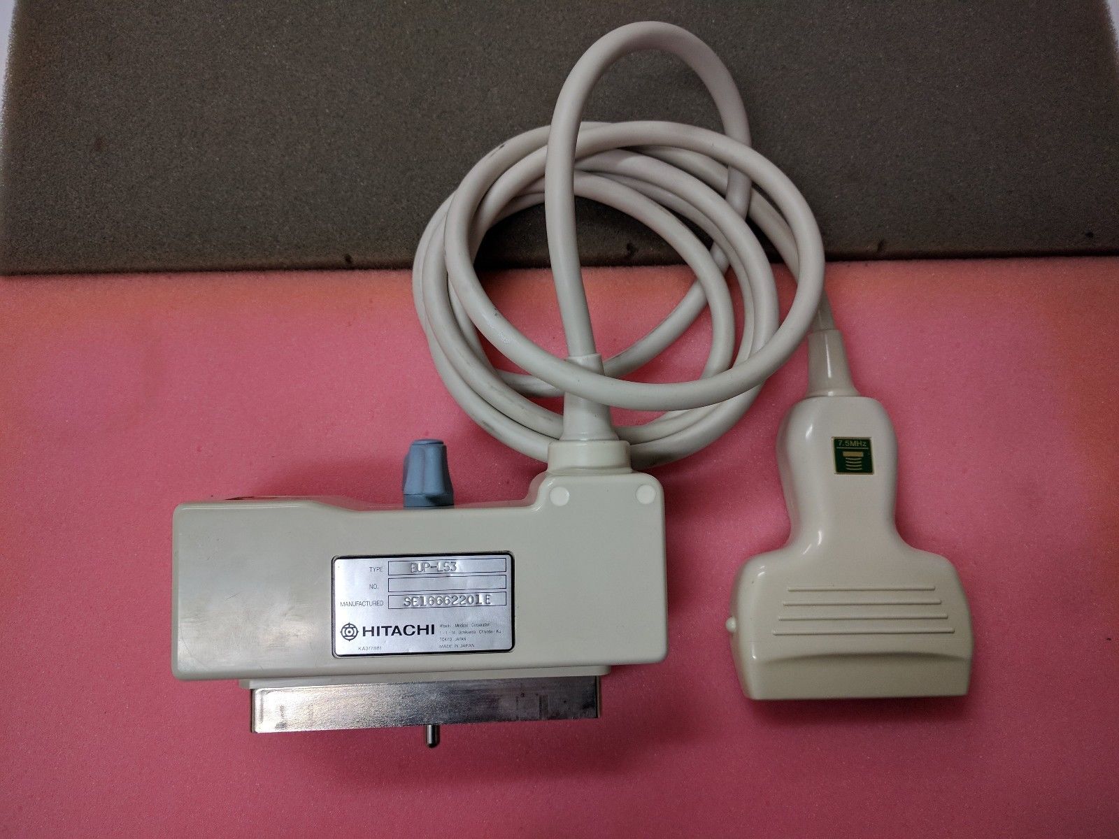 Hitachi EUP-L53 LINEAR Ultrasound probe 7.5MHz DIAGNOSTIC ULTRASOUND MACHINES FOR SALE