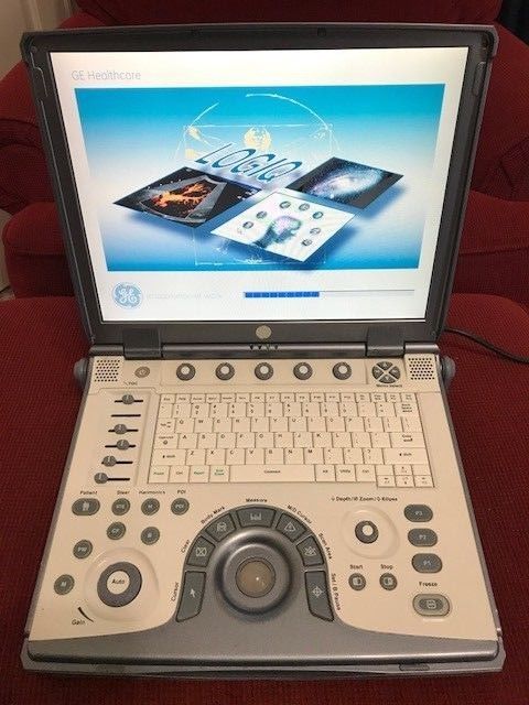 GE Logiq-E portable Ultrasound machine, MN 5148751 w/ 2 Probes and case DIAGNOSTIC ULTRASOUND MACHINES FOR SALE