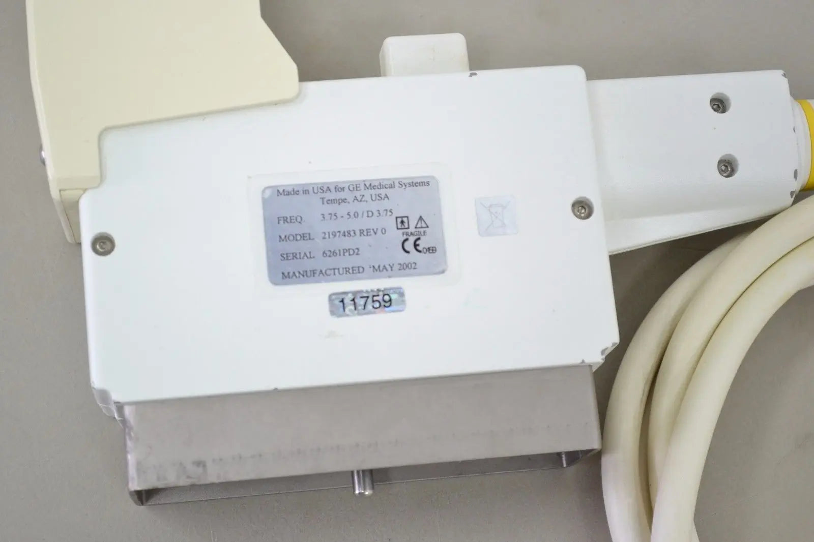 GE 548C Convex Probe 4.0-7.1 MHz Ultrasound Transducer for Logiq 700 11758-59B32 DIAGNOSTIC ULTRASOUND MACHINES FOR SALE