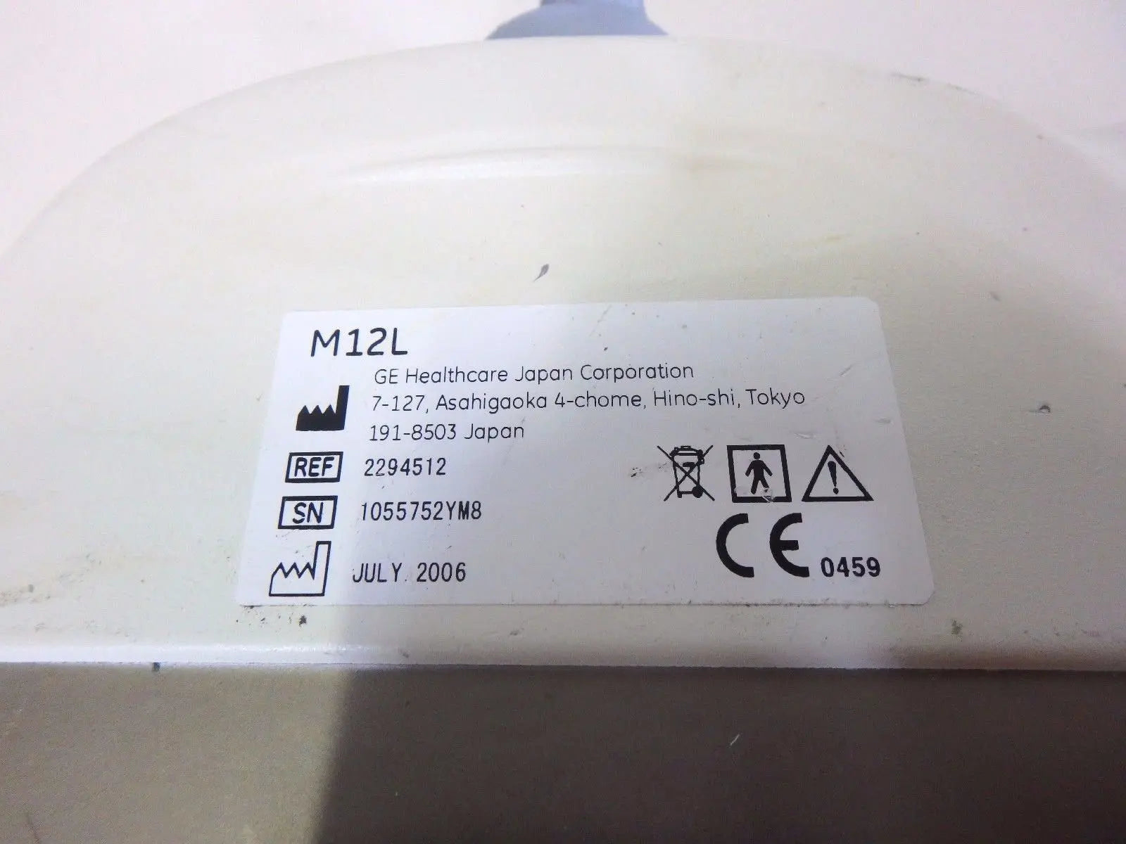 GE M12L Linear Array Ultrasound Transducer Probe 2294512 Medical