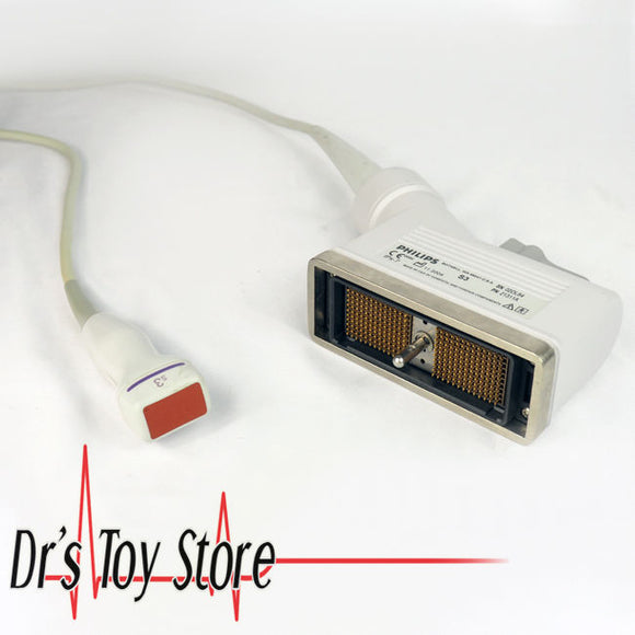 Philips S3 Phased Transducer 1.0-3.0 MHz Ultrasound Probe 21311A