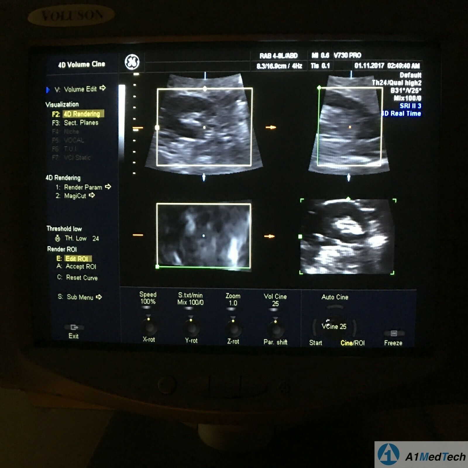 GE RAB4-8L Volume Ultrasound Probe DIAGNOSTIC ULTRASOUND MACHINES FOR SALE