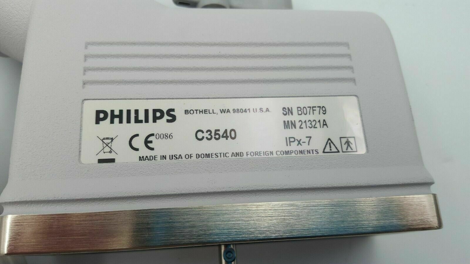 Philips 21321A / C3540 Curved Array Ultrasound Transducer Probe DIAGNOSTIC ULTRASOUND MACHINES FOR SALE