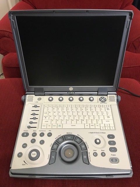 GE Logiq-E portable Ultrasound machine, MN 5148751 w/ 2 Probes and case DIAGNOSTIC ULTRASOUND MACHINES FOR SALE