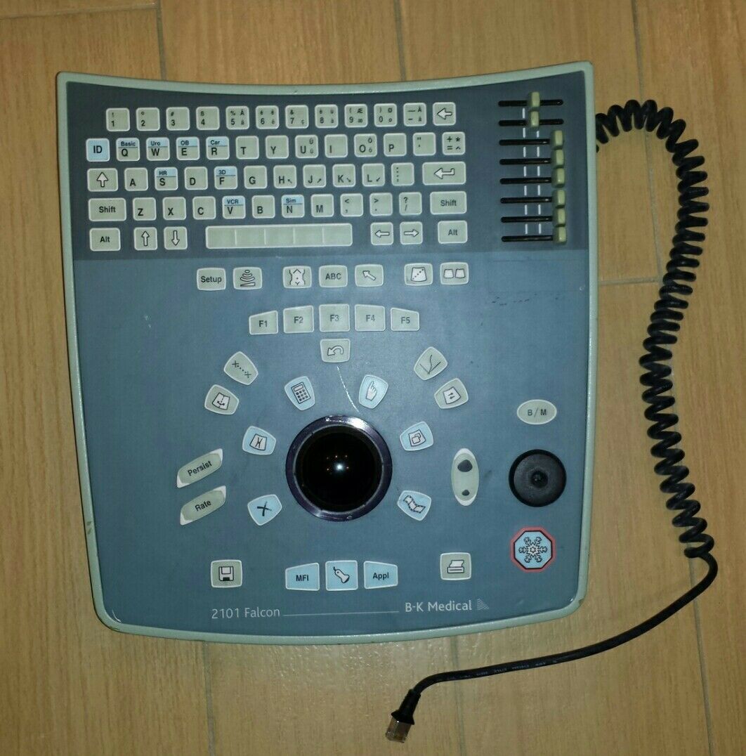 B-K BK Medical ZN0006 Keyboard Assembly for 2101 Falcon Ultrasound machine DIAGNOSTIC ULTRASOUND MACHINES FOR SALE