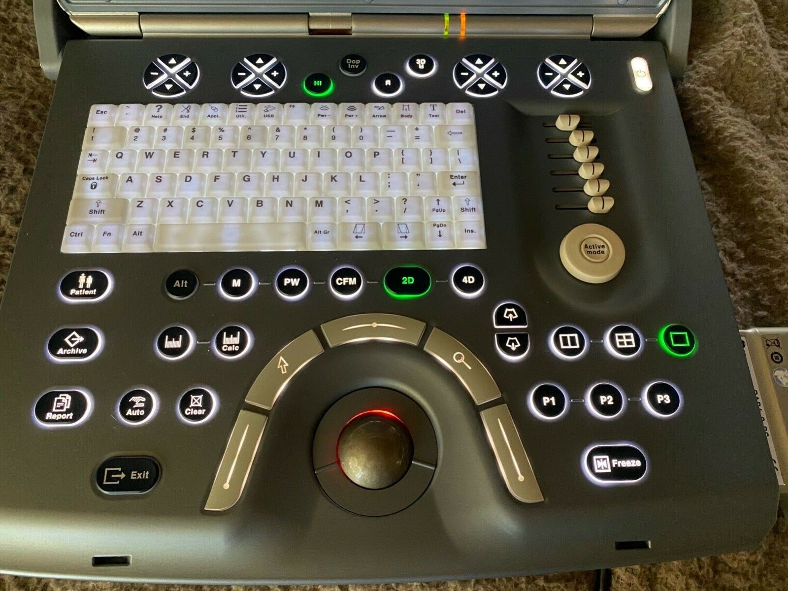 GE Voluson E Portable Ultrasound Machine with 3D4D Probe  DIAGNOSTIC ULTRASOUND MACHINES FOR SALE