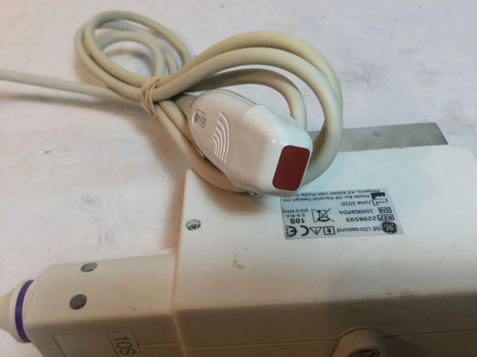 GE Logiq 5S 2010 Ultrasound Transducer Probe Model 2347469 2.25-4.75MHZ DIAGNOSTIC ULTRASOUND MACHINES FOR SALE