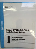 HP 77020A/AC/AR Ultrasound Imaging System Installation Guide 77020-91975