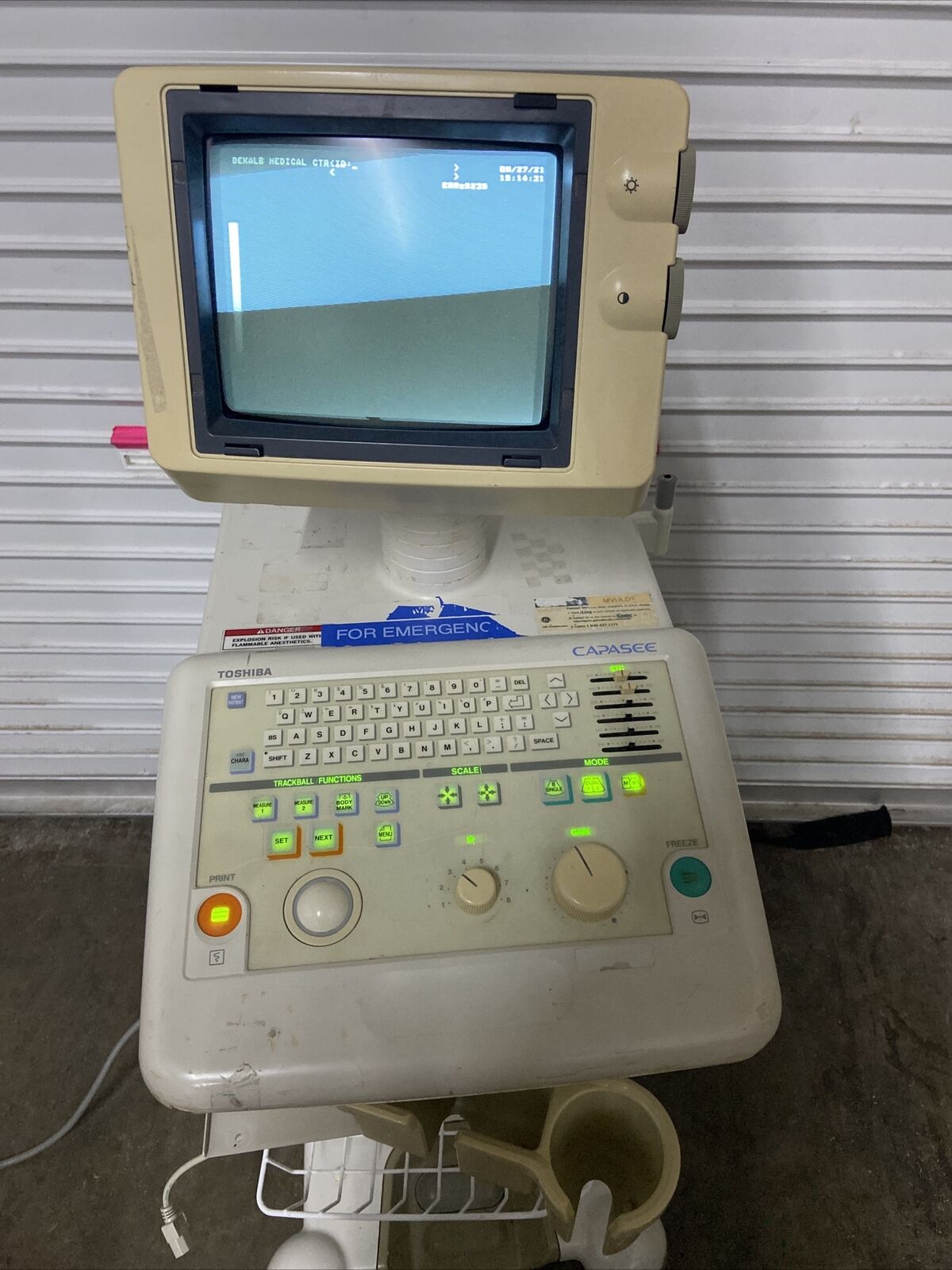 Toshiba Capasee Medical Diagnostic Ultrasound System Version 2.12 ￼