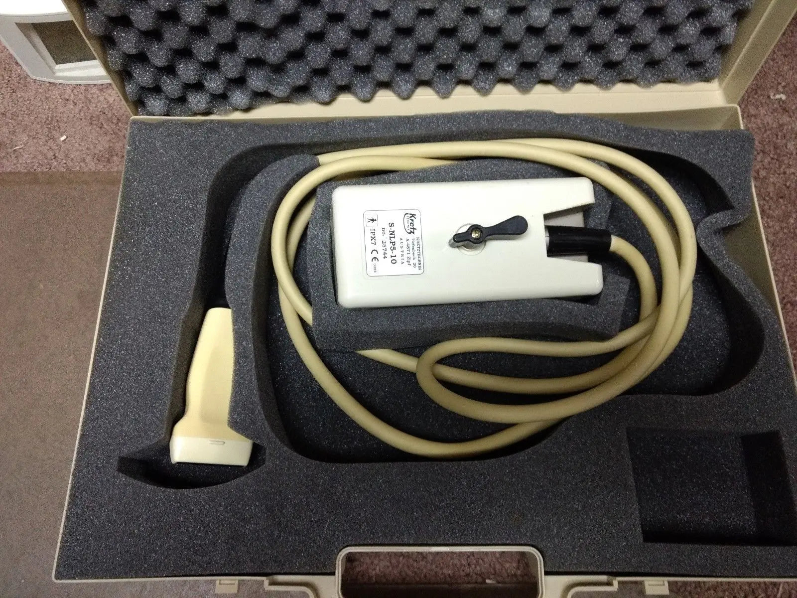 GE Kertz Technik S-nlp5-10 Linear Array Ultrasound Transducer no 25774 DIAGNOSTIC ULTRASOUND MACHINES FOR SALE