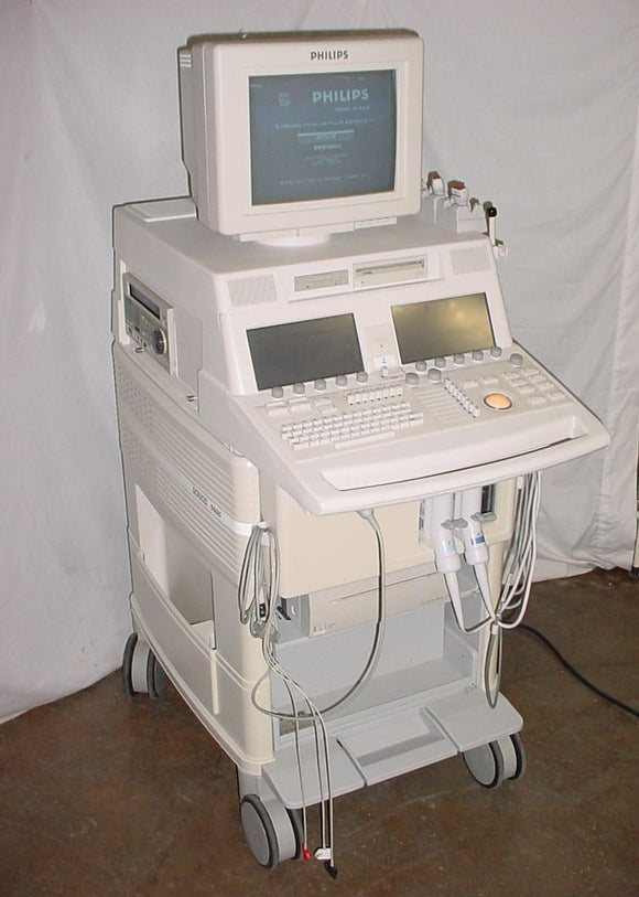 HP Philips Sonos 5500 Ultrasound Machine w/ S8, S3, & E02L087  Probes