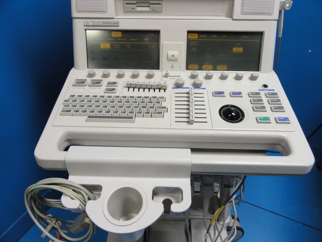 HP M2424A Sonos 4500 Ultrasound W/ S4, 11-3L, C5040, 1.9Mhz Probes Printer~11364