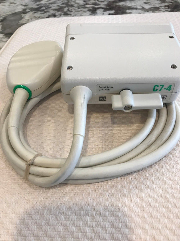 Philips ATL/HDI C7-4 40R Curved Array Ultrasound Transducer Probe For iU22/iE33