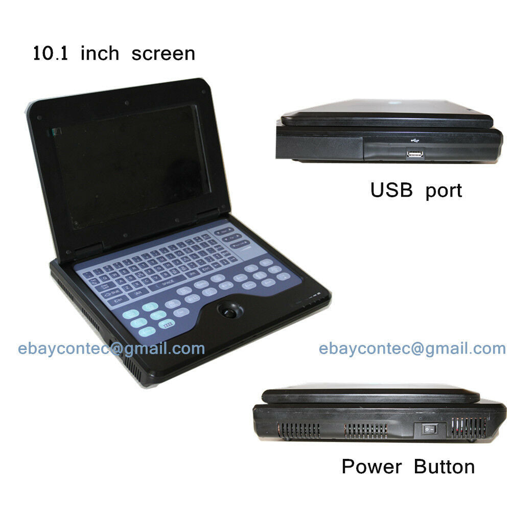 NEW Laptop Veterinary Ultrasound Scanner Portable Machine+7.5Mhz Rectal Probe,US 670924011996 DIAGNOSTIC ULTRASOUND MACHINES FOR SALE