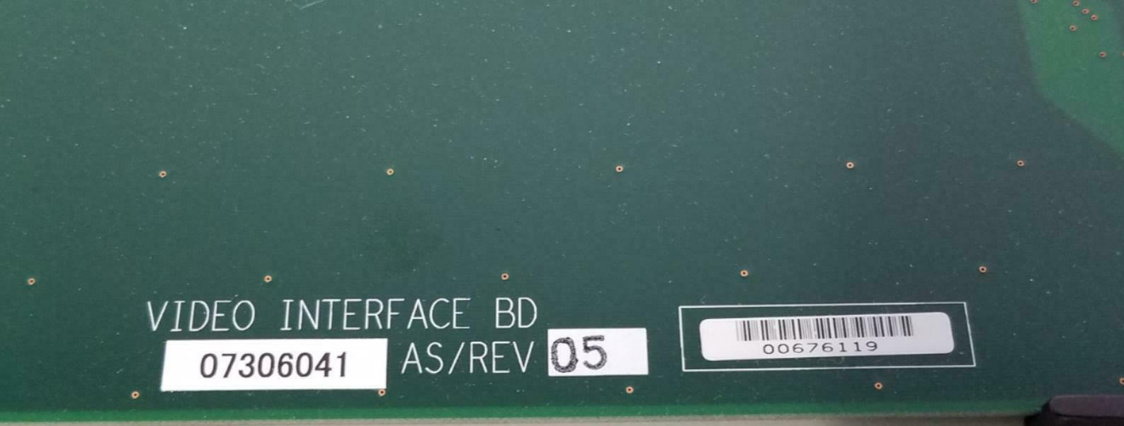 Siemens Acuson Antares P.E Ultrasound Video Interface Board 07306041 Rev 5 DIAGNOSTIC ULTRASOUND MACHINES FOR SALE